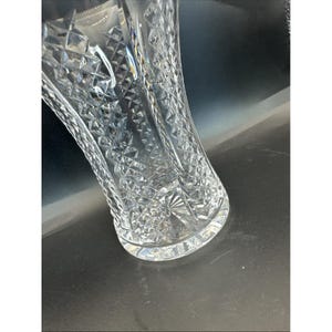 Vintage Waterford Crystal Hibernia Pattern 6" wide Flare vase image 4
