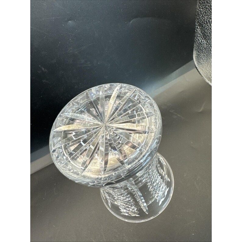 Vintage Waterford Crystal Hibernia Pattern 6" wide Flare vase image 6