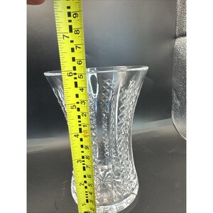 Vintage Waterford Crystal Hibernia Pattern 6" wide Flare vase image 7