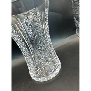 Vintage Waterford Crystal Hibernia Pattern 6" wide Flare vase image 3