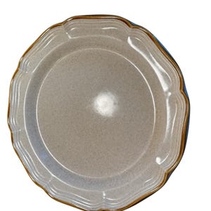 Mikasa Garden Club Pattern EC400 Round Chop 12&quot; Serving Platter Vintage 1970&#39;s