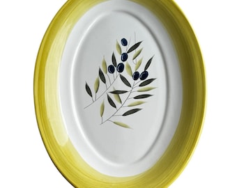 ポルトガルHANDPAINTED A.SANTOS PORTUGAL プレート Vintage A. Santos 172-50 Oval Turkey Platter Made Portugal. Hand