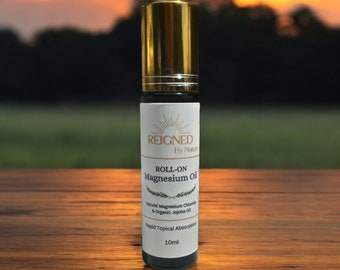 Roll-on di olio di magnesio, cloruro di magnesio, sonno, calma, sollievo dai crampi muscolari, olio calmante, rollerball di magnesio