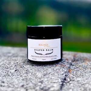 Diaper Cream, Hypoallerginic, Organic, Natural, Calendula, Benonite Clay, Nonnano Zinc, Tallow