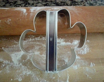 Handmade Paw Print Cookie Cutter: USA Tin Metal, Custom Handle