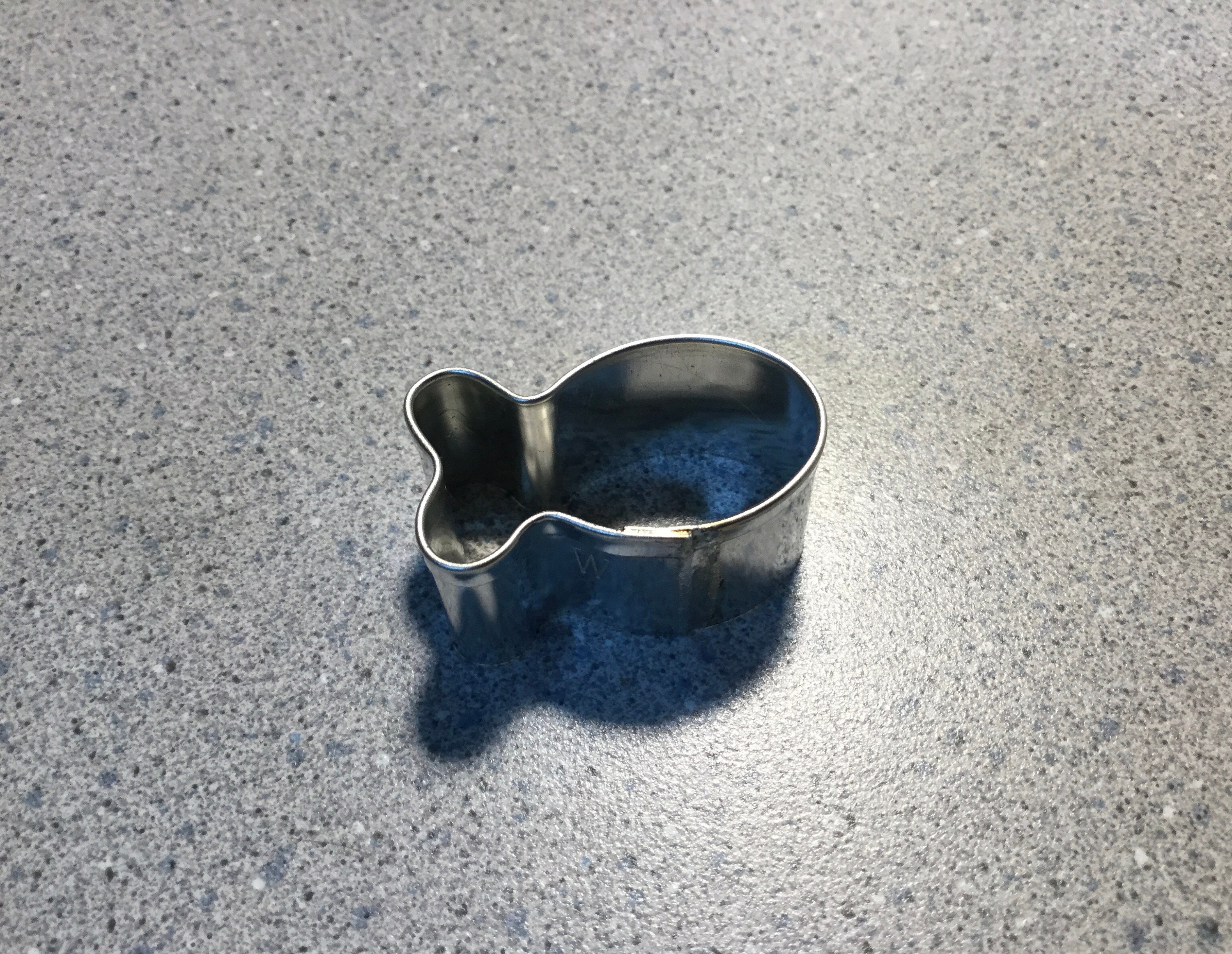 Goldfish Cookie Cutter Tiny Mini Tin Metal 1  1/2 INCH X 3/4 INCH USA…