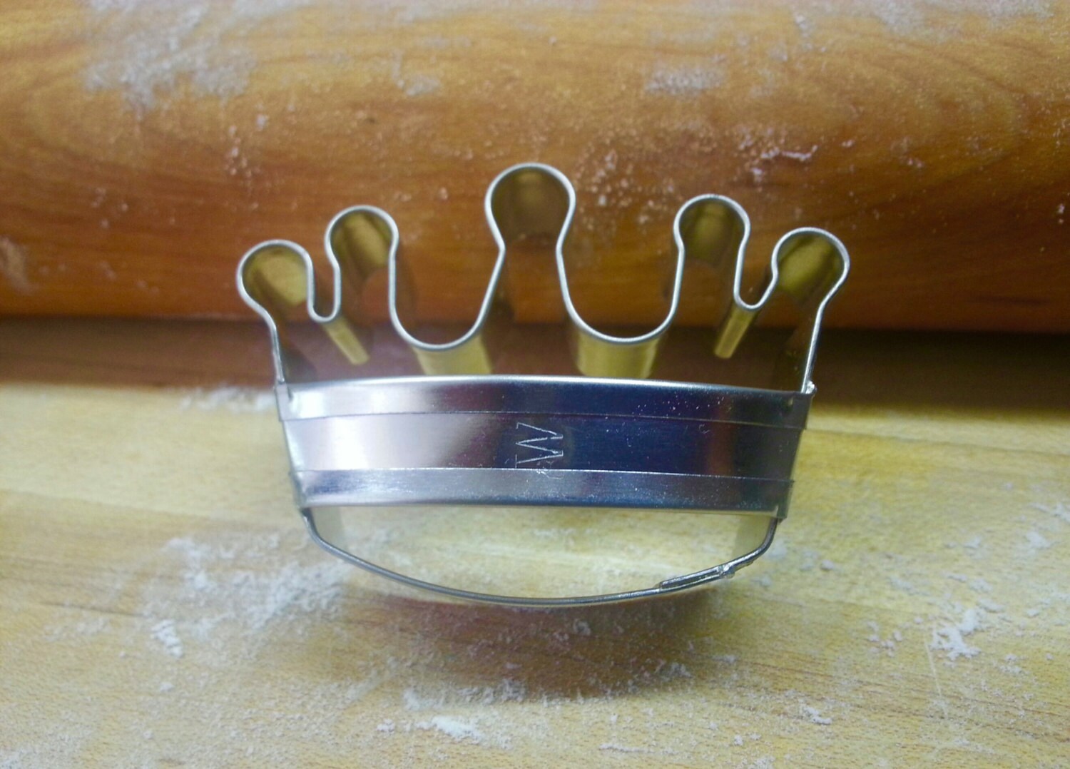 Crown Cookie Cutter Small 2.25" Tin Metal Handmade With Custom H…