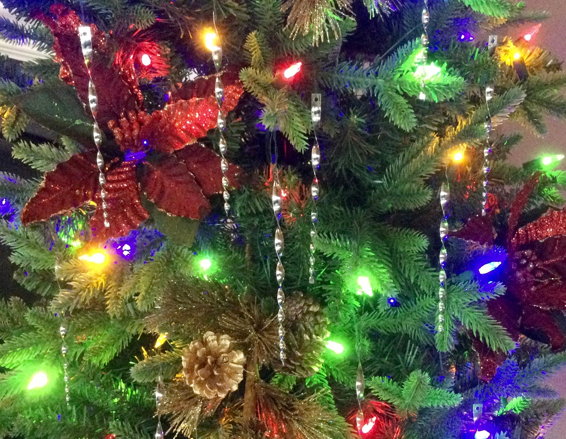 Tin Icicles 5 Inch Old Fashioned Ornaments Pierced Classic Vintage Vi…