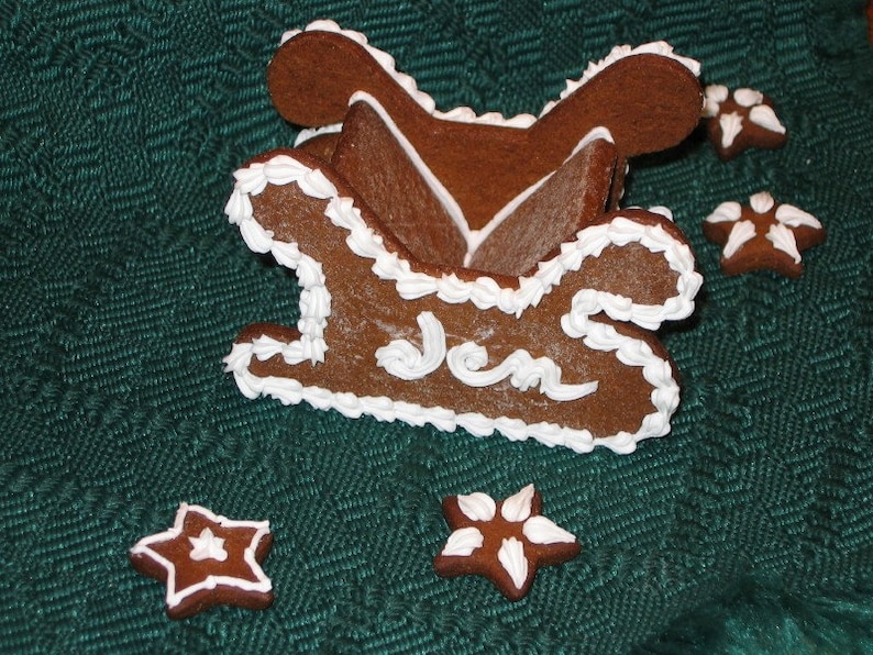 Sleigh Cookie Cutter Set Copper Christmas Two Piece By West Tinworks