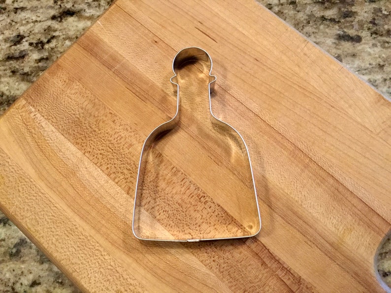 Tequila Bottle Cookie Cutter Metal USA Handcrafted By West Tinworks image 6