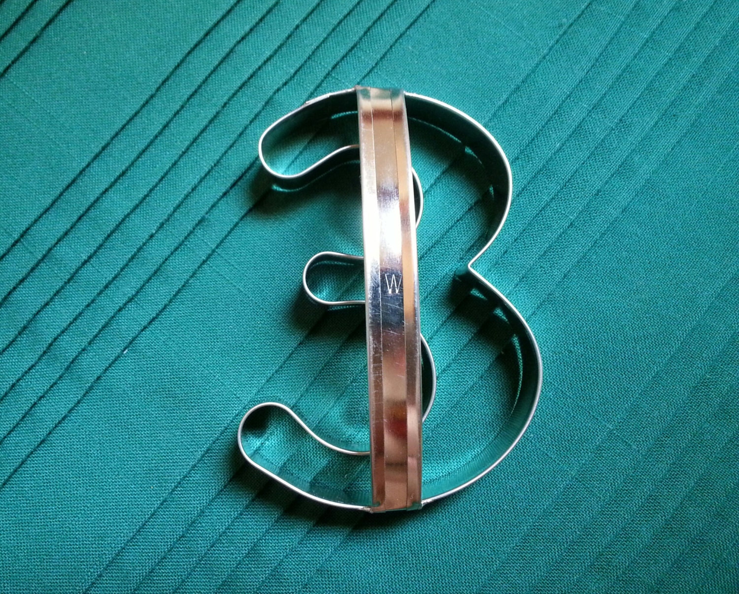 Number 3 Cookie Cutter Metal With Custom Handle By West Tinworks!
