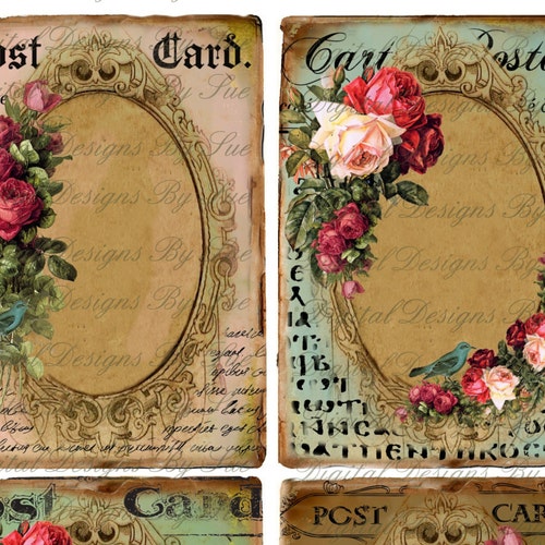 Printable Wallpaper Tags Digital Download Gift Tags Floral - Etsy