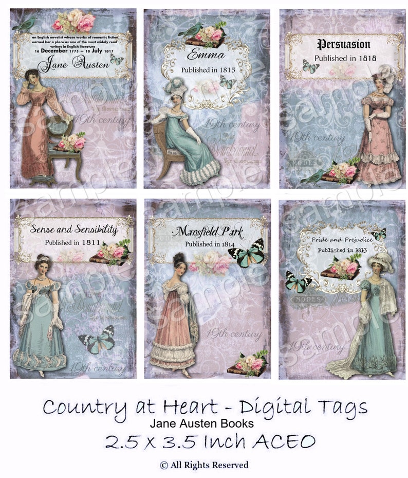s 2 5 X 3 5 Inches Jane Austen Books Instant Download Printable Digital Collage Sheet Down Load Images Collage Craft Supplies Tools Kromasol Com s 2 5 X 3 5 Inches Jane Austen Books Instant Download Printable Digital Collage Sheet Down Load Images Collage Craft Supplies Tools Kromasol Com