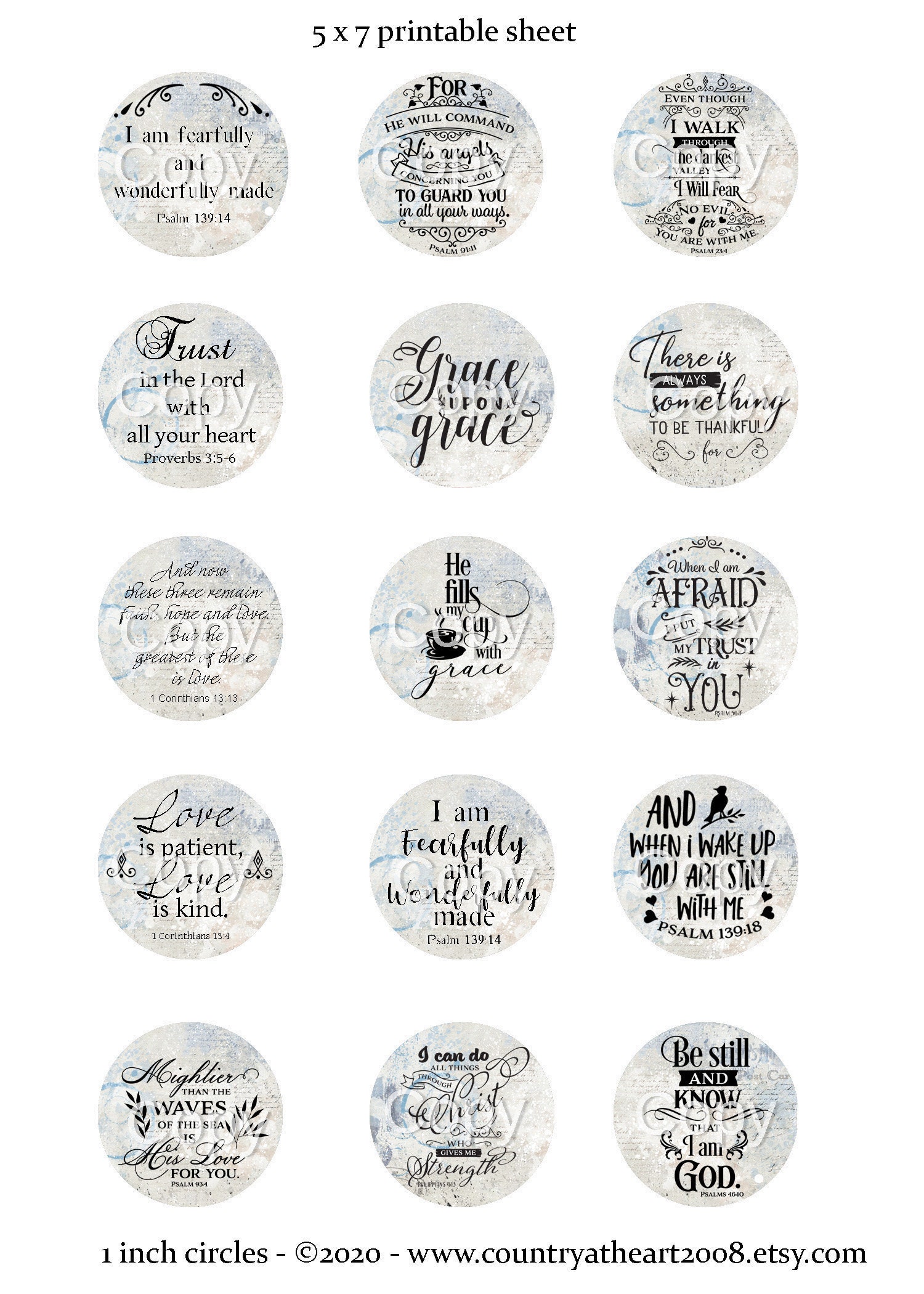 Scripture and Quotes 1 Inch Circles Printable Digital Collage Sheet Digital Download - Etsy scripture-and-quotes-1-inch-circles-printable-digital-collage-sheet-digital-download-etsy