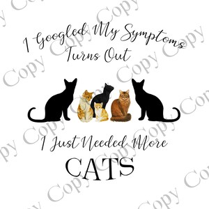 I Googled My Symptoms... Quote  Saying - 8.5 X 11 INCHES-   Printable Digital Collage Sheet - Digital Download