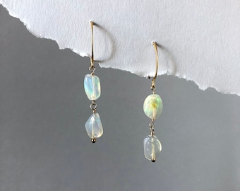 Opal Pebble Earrings