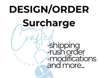 Recargo por pedido personalizado (opcional)