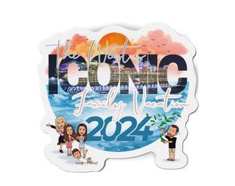 Imán personalizado para puerta del crucero Icon of the Seas de Royal Caribbean