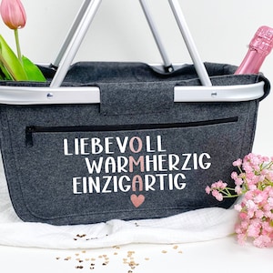 Oma Geburtstagsgeschenk Einkaufskorb, Geschenk Geburtstag Beste Oma, personalisierter Korb, Muttertagsgeschenk Mama, Muttertag