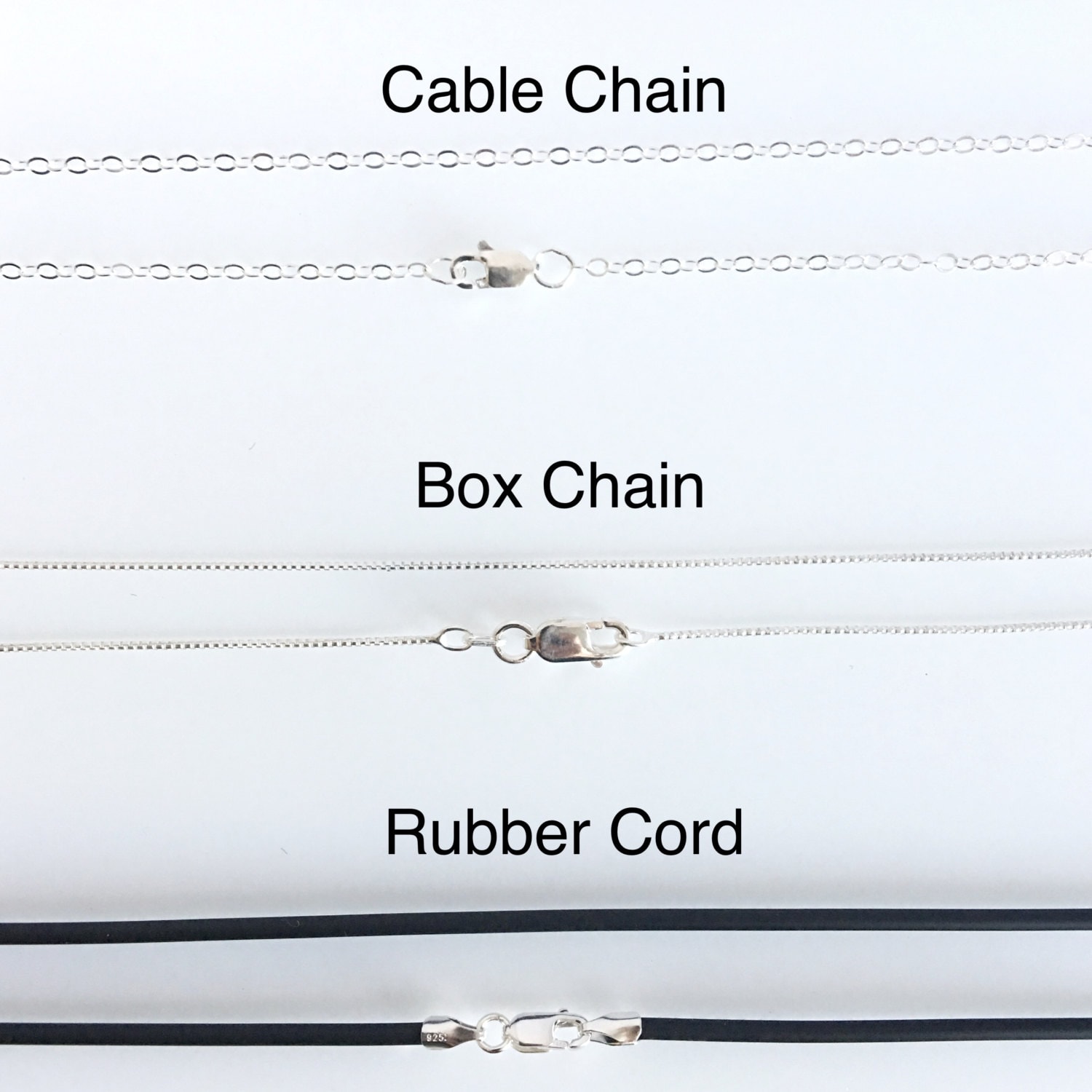 Extra chains for Necklace Pendants Replacement Chains Etsy