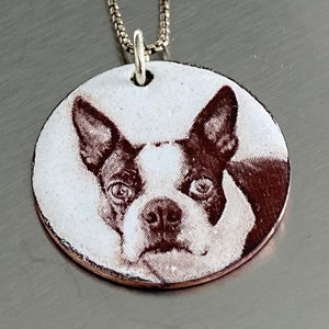 Personalized Pet Pendant, Pet Photo Pendant, Memorial Pet Jewelry, Custom Cat or Dog Charm Necklace, Gift for Pet Mom, Grandkitten Granddog image 5