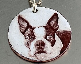 Personalized Pet Pendant, Pet Photo Pendant, Memorial Pet Jewelry, Custom Cat or Dog Charm Necklace, Gift for Pet Mom, Grandkitten Granddog