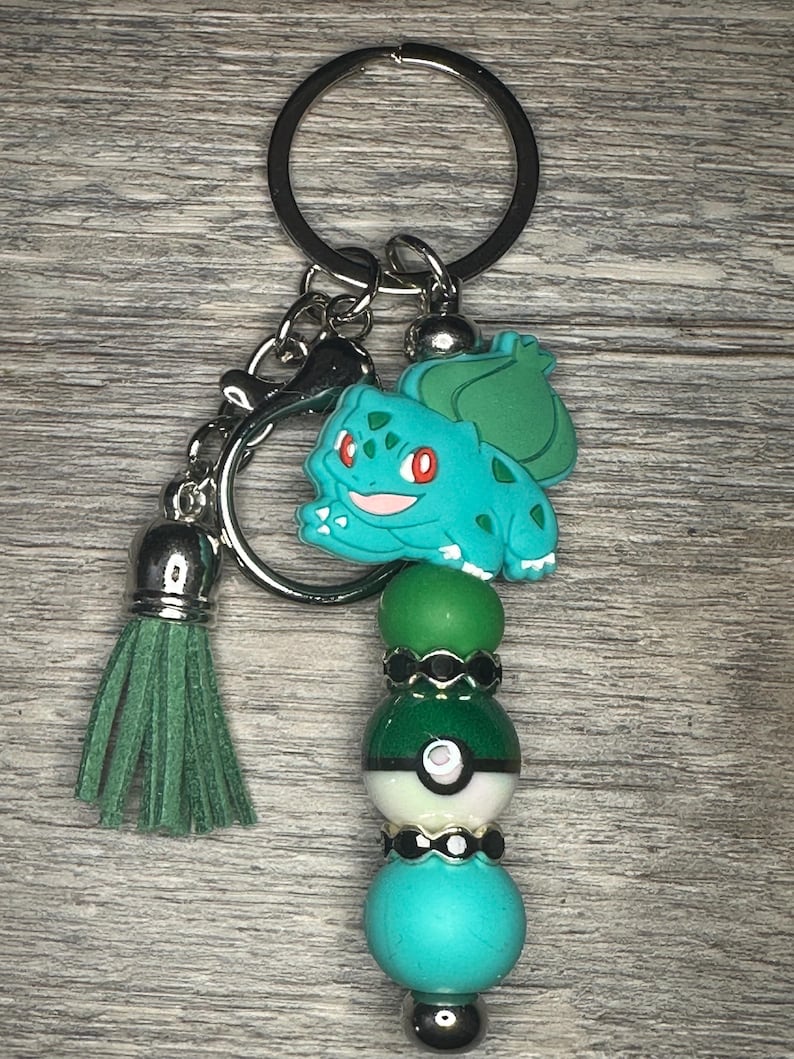 Cartoon Poke’ Keychain - Etsy