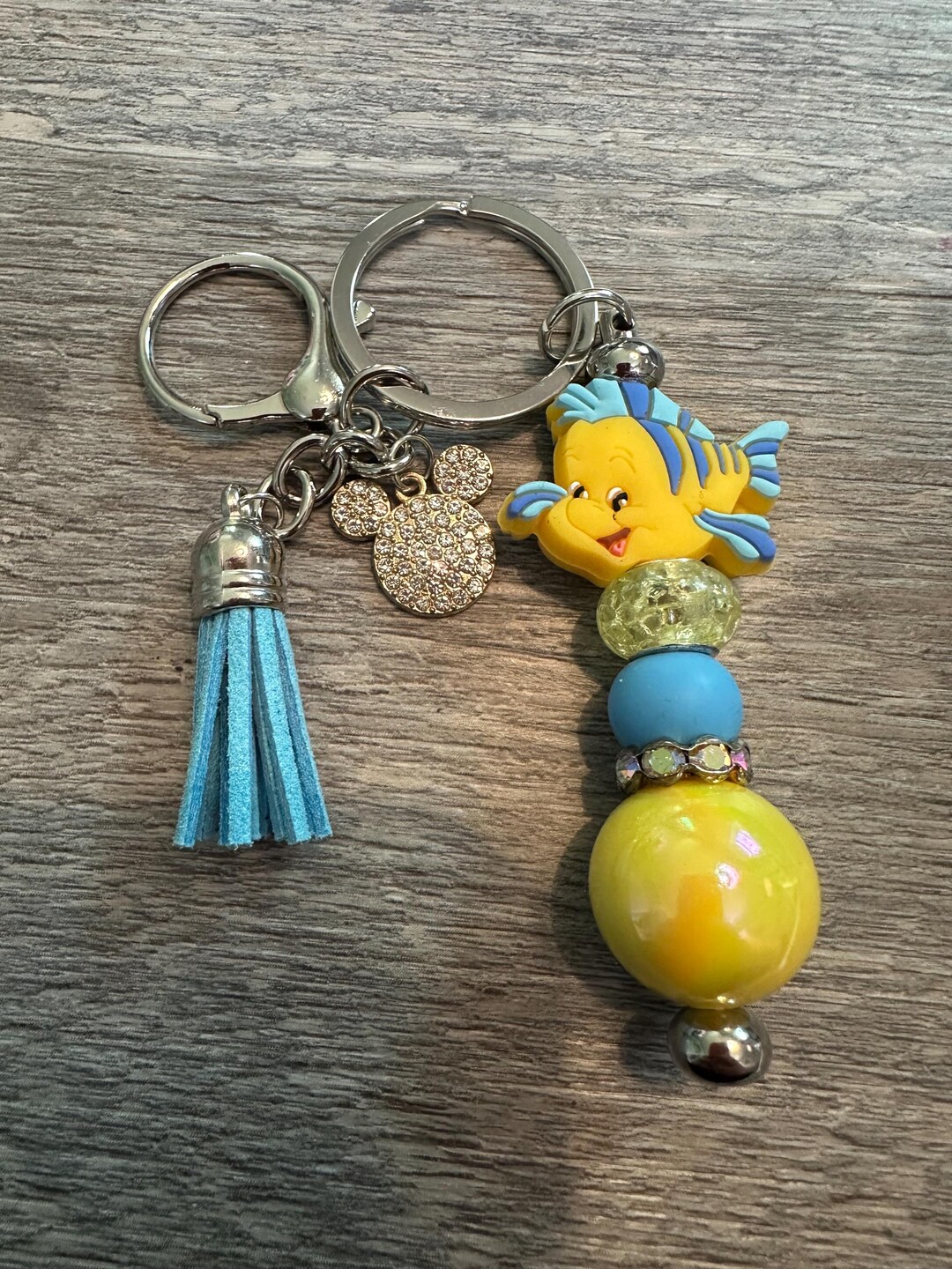 Silly Fish Keychain Cartoon Fish Keychain - Etsy