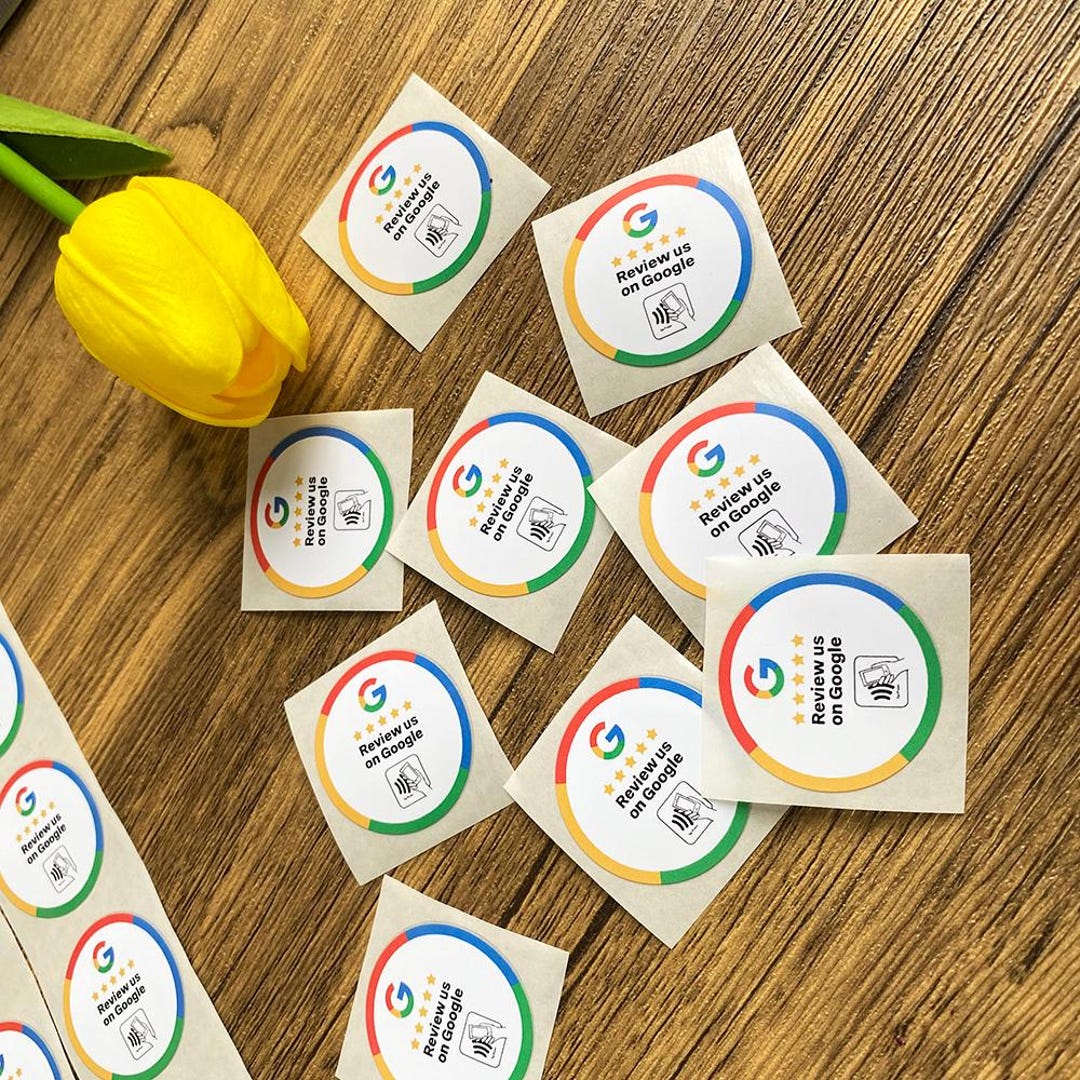 Google Review Table Sticker 1.18