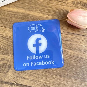 Obtenez des abonnés en quelques secondes Boostez votre entreprise avec notre plaque connectée NFC Facebook