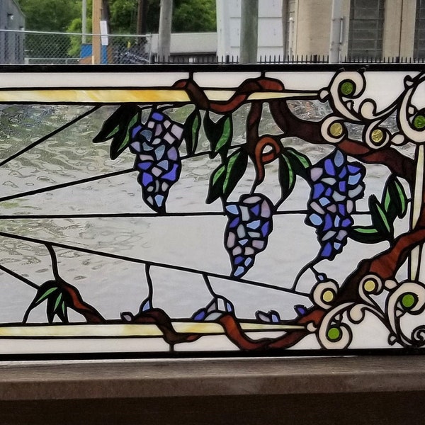 Stained Glass Hanging Panel - P-107