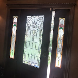 Stained Glass Sidelight - S-26 Roses