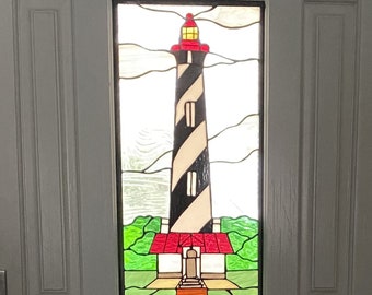 Stained Glass Door Window D-78 St Augustine Lighthouse