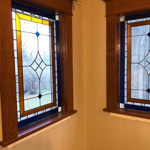 Victorian Stained Glass Window Etsy