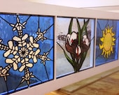 Seasons-Stained Glass Panels (P-58)