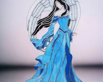 Stained Glass Panel CG-4  "Lady Angel"