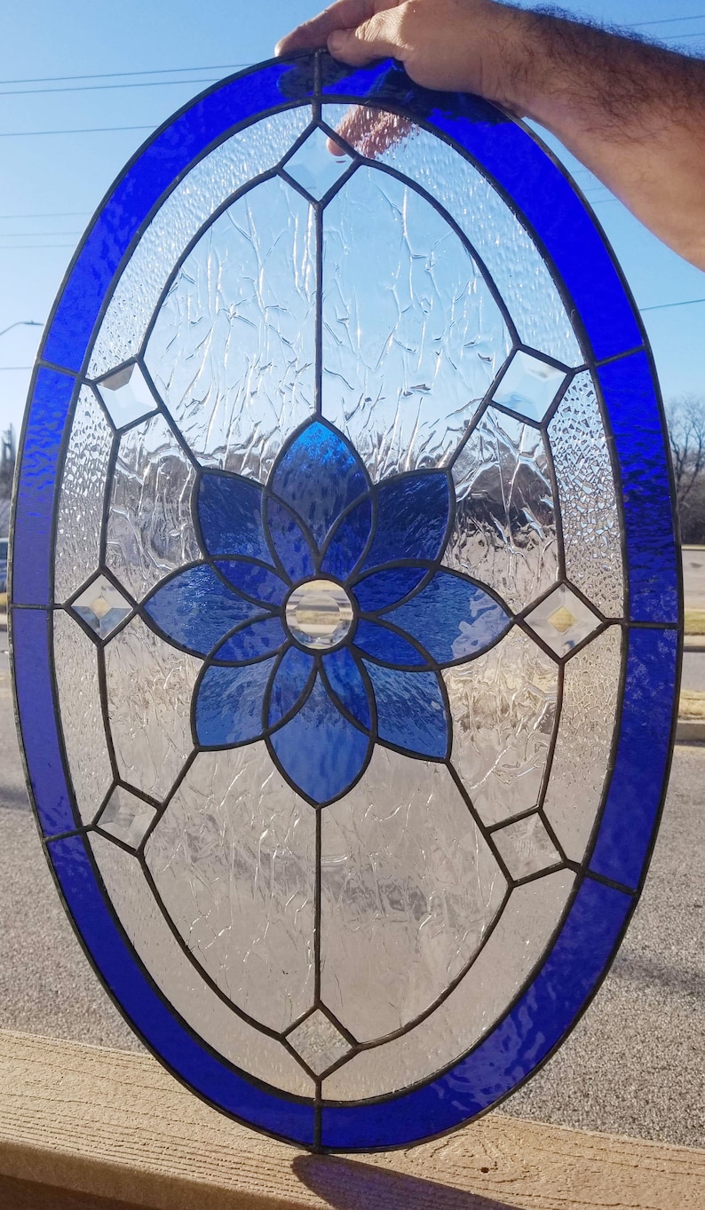 Stained Glass Door Window D12 Etsy