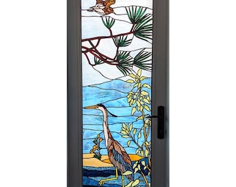 Stained Glass Door Window - D-34