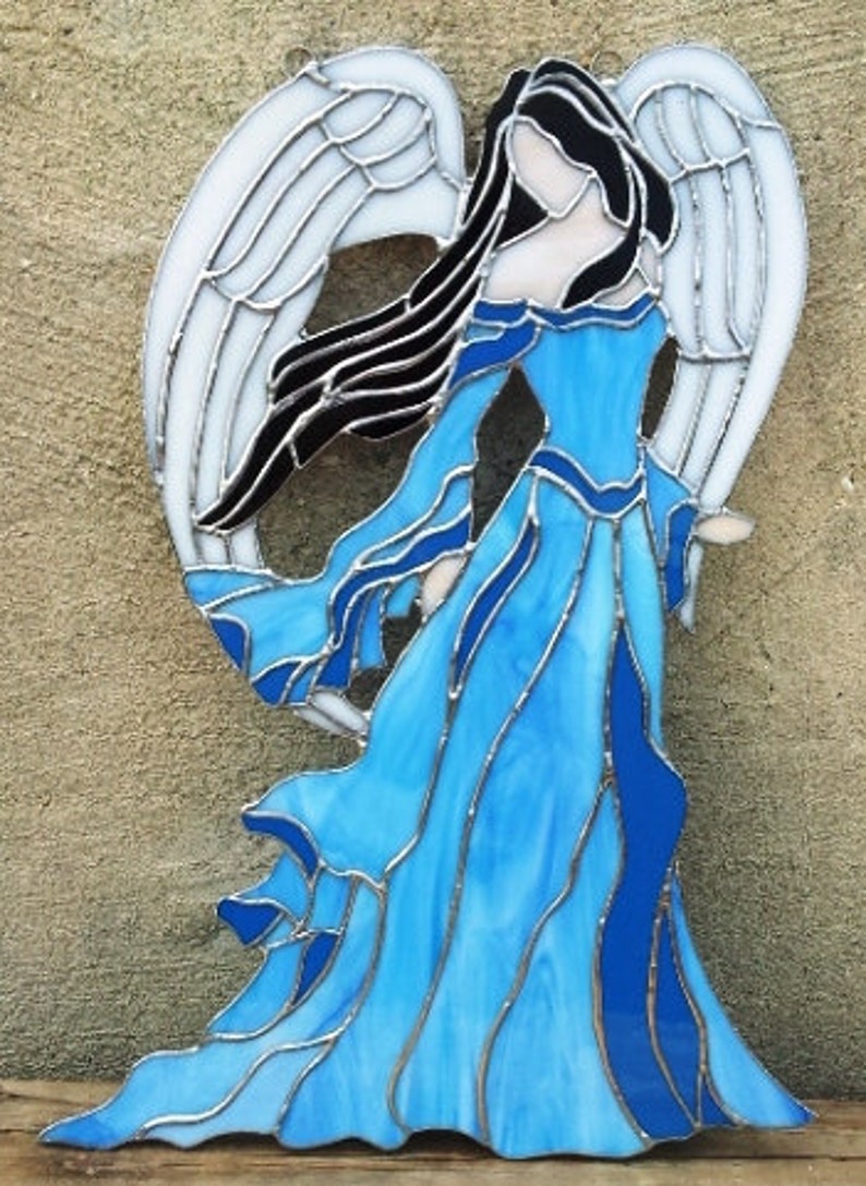 Stained Glass Panel CG-4 Lady Angel image 6