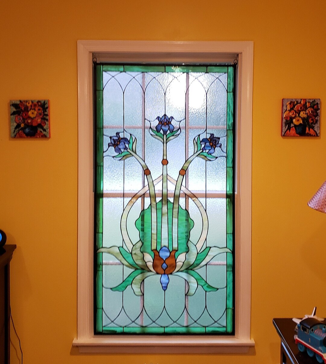 Stained Glass Panel - P-176 - Etsy