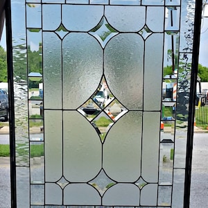 Stained Glass Window - W-250 Modern Bevels