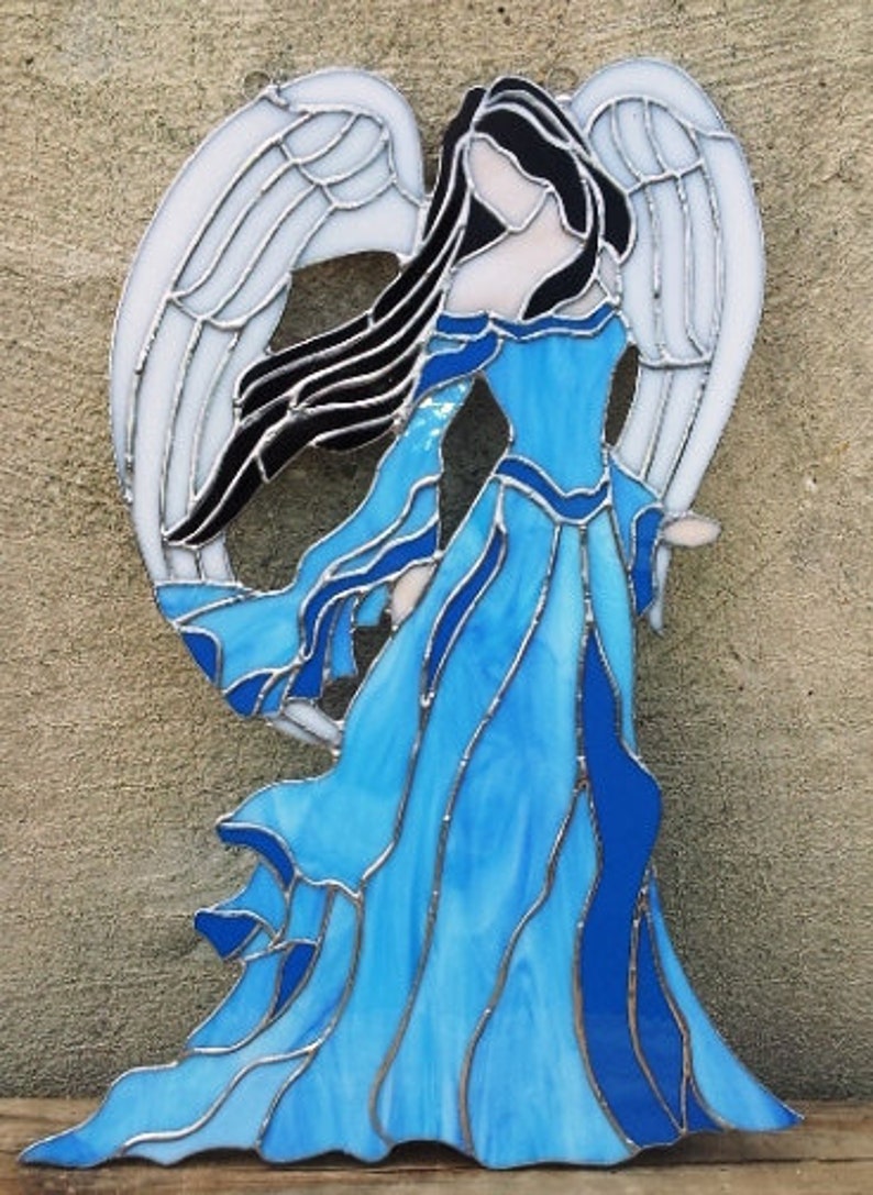 Stained Glass Panel CG-4 Lady Angel image 3