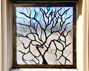 Stained Glass Window - W-428 Tree