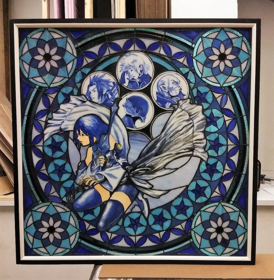 【希少】ヴィンテージ ART glass STENHYTAA W.W. Stained Glass Light Box - LB-3 - Final Fantasy - Etsy