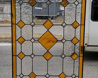 Stained Glass Door Window - D-15