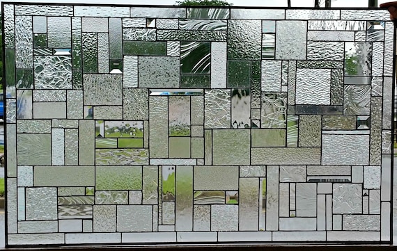 Stained Glass Window - W-254 Elegant Escape - Etsy