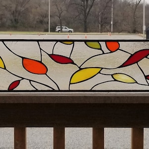 Stained Glass Transom Window - TW-208