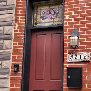 Stained Glass Transom Window - TW-300 Floral