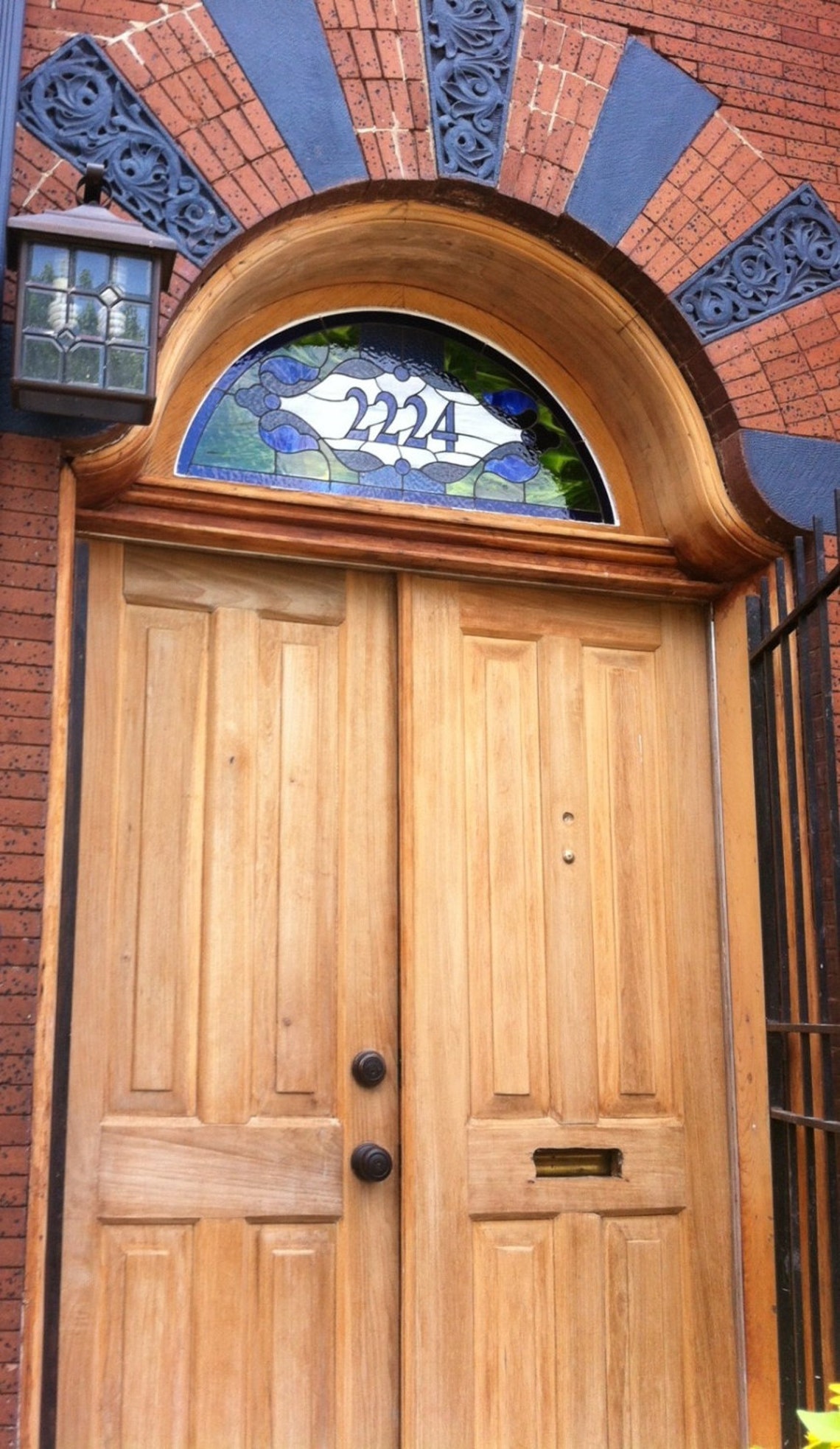 AM174 Stained Glass Address Marker timeless Etsy