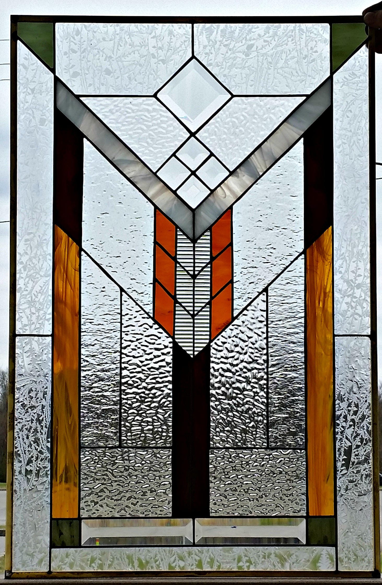 【希少】ヴィンテージ ART glass STENHYTAA W.W. Stained Glass Window - W-430 Art Nouveau - Etsy Hong Kong